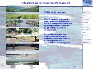 Integrated Water Resources Management