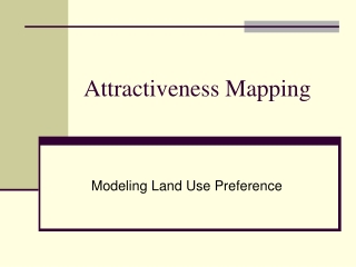 Attractiveness Mapping