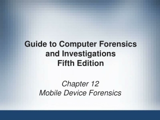 Guide to Computer Forensics and Investigations Fifth Edition