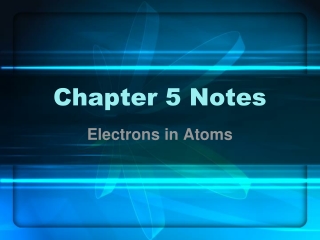 Chapter 5 Notes