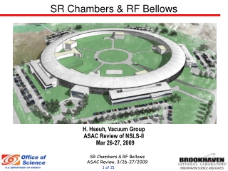 SR Chambers &amp; RF Bellows