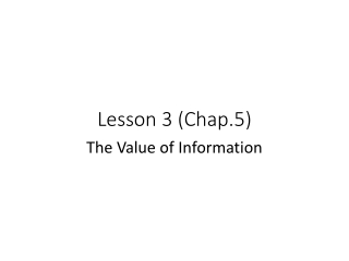 Lesson 3 (Chap.5)