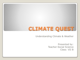 CLIMATE QUEST