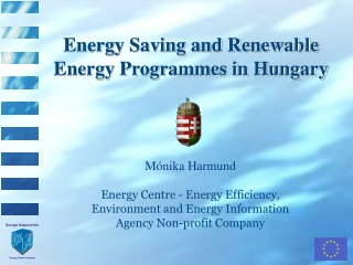 Energy Saving and Renewable Energy Programmes in Hungary