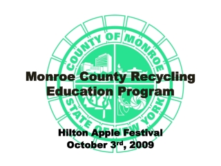 Monroe County Recycling Education Program