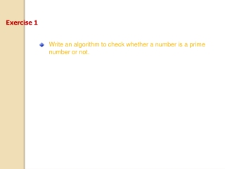 Write an algorithm to check whether a number is a prime number or not.