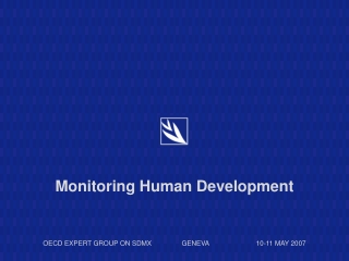 Monitoring Human Development