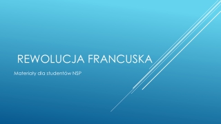 Rewolucja Francuska
