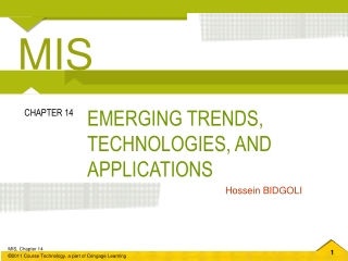 EMERGING TRENDS, TECHNOLOGIES, AND APPLICATIONS