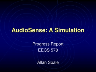 AudioSense: A Simulation