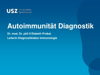 Autoimmunität Diagnostik