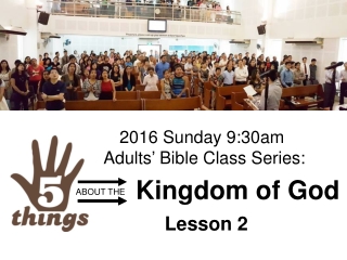 Kingdom of God Lesson 2