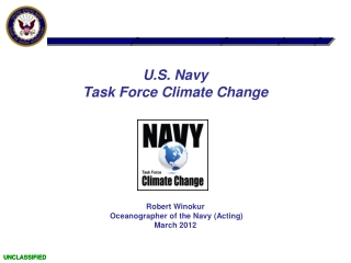 U.S. Navy Task Force Climate Change