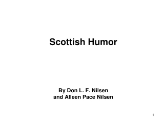 Scottish Humor