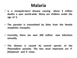 Malaria