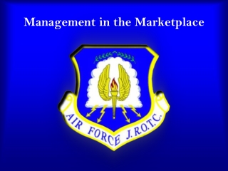 Management in the Marketplace