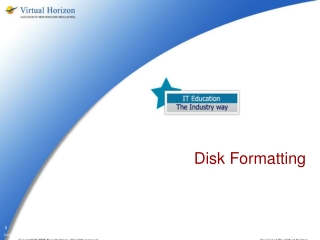 Disk Formatting