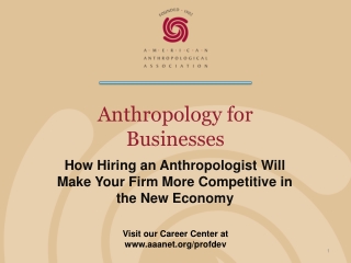 Anthropology for Businesses