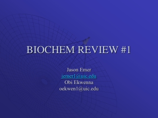 BIOCHEM REVIEW #1