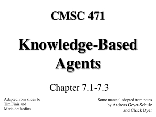 Knowledge-Based Agents