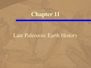 Late Paleozoic Earth History