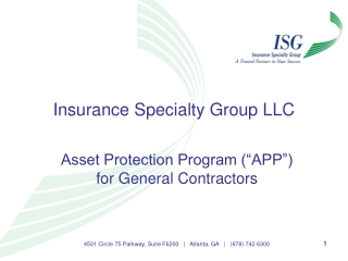 Insurance Specialty Group LLC