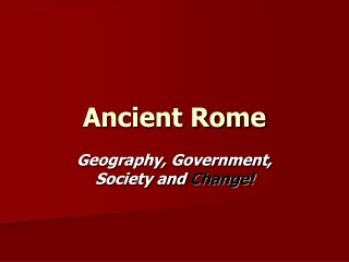 Ancient Rome