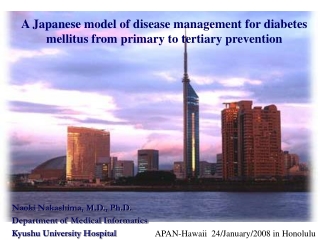 A Japanese model of disease management for diabetes mellitus from primary to tertiary prevention