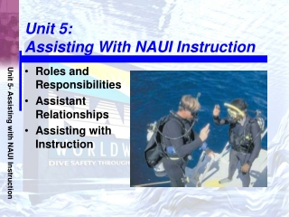 Unit 5: Assisting With NAUI Instruction