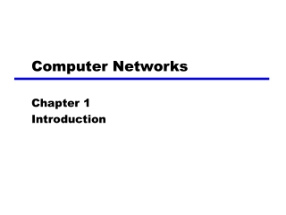 Computer Networks