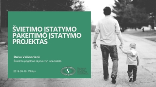 Švietimo įstatymo pakeitimo įstatymo  projektas