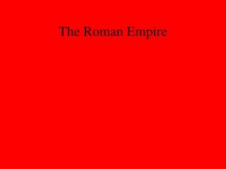 The Roman Empire