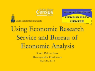 Using Economic Research Service and Bureau of Economic Analysis