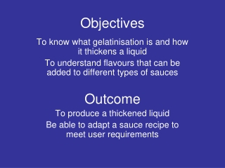 Objectives