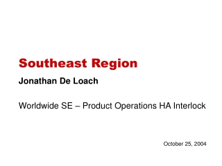 Southeast Region