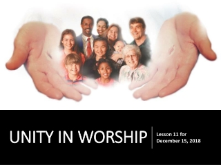 UNITY IN WORSHIP