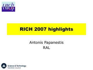 RICH 2007 highlights