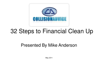 32 Steps to Financial Clean Up