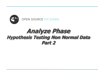 Analyze Phase Hypothesis Testing Non Normal Data Part 2