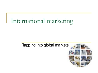 International marketing