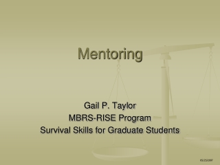 Mentoring