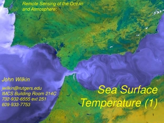 Remote Sensing of the Ocean and Atmosphere: