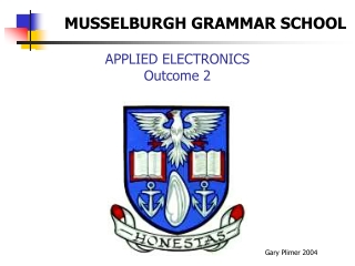 APPLIED ELECTRONICS  Outcome 2