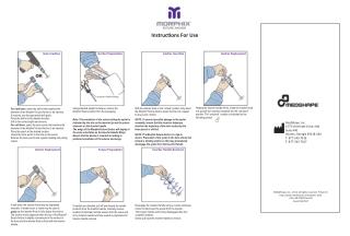 Morphix® Suture Anchor System -  Instructions for Use | MedShape