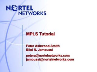 MPLS Tutorial