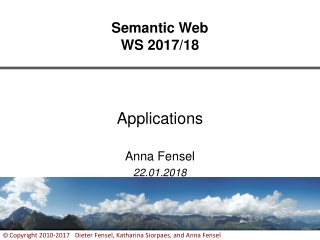 Semantic Web WS 2017/18