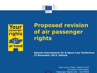 Proposed  revision of air passenger rights