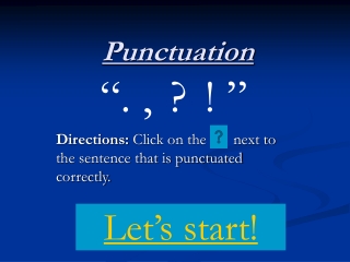 Punctuation