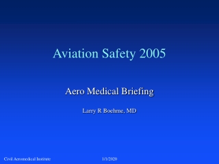 Aviation Safety 2005