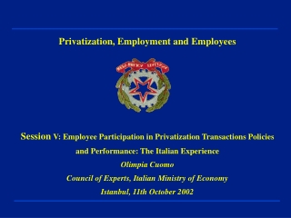 Privatization, Employment and Employees
